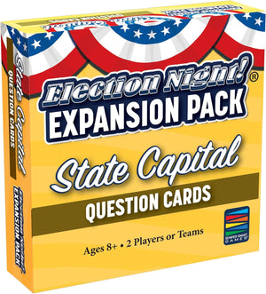 Election Night! Game State Capital Expansion Pack: for Use with Election Night! Game to Make Learning State Capitals Fun!